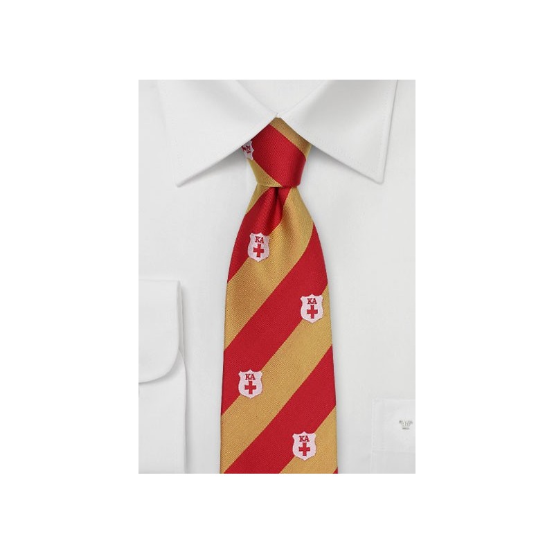 Kappa Alpha Silk Striped Tie
