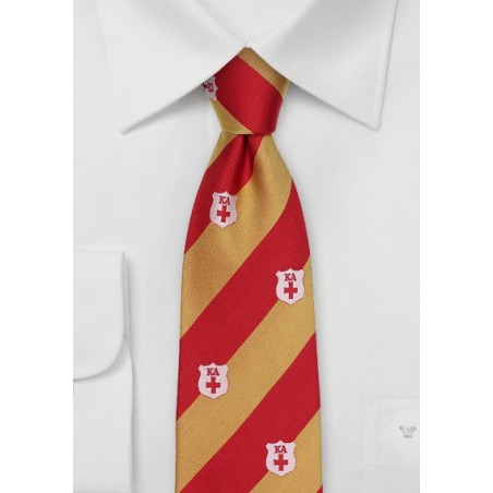 Kappa Alpha Silk Striped Tie