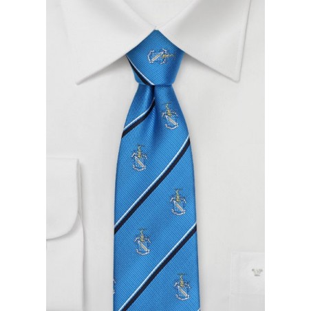 Crested Skinny Cut Tie for Phi Delta Theta