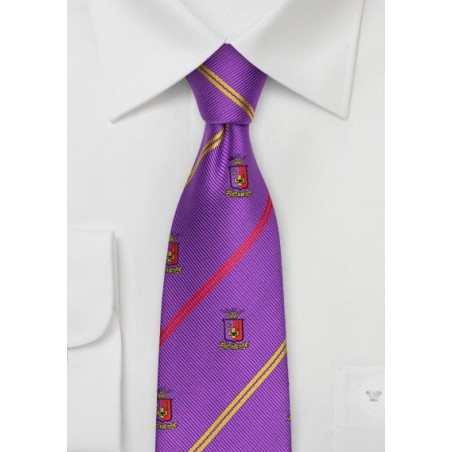 Purple Skinny Tie for Sigma Phi Epsilon