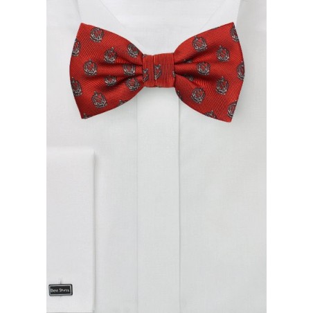 TKE Fraternity Crested Bow Tie