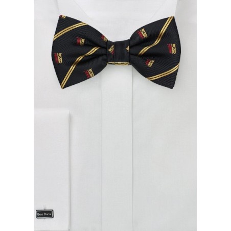 Black and Gold Bowtie for Theta Chi
