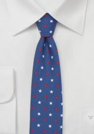 Skinny Necktie with Stars