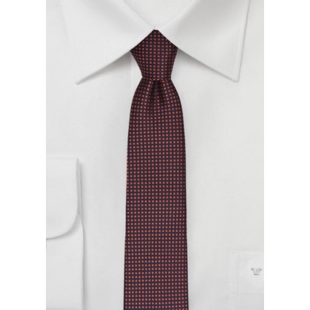 Copper Colored Skinny Tie