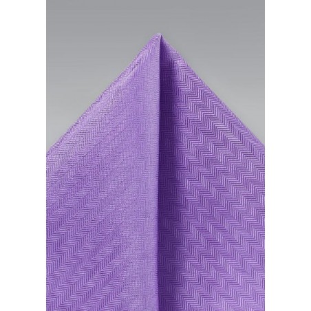 Pocket Square in Bright Violet