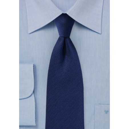 Menswear Navy Textured Tie