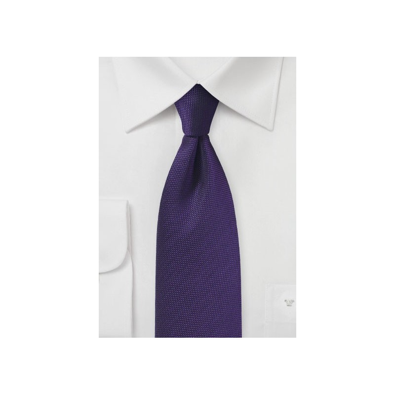 Regency Purple Matte Finish Tie