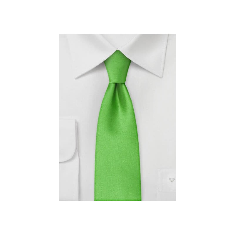 Kelly Green Skinny Tie