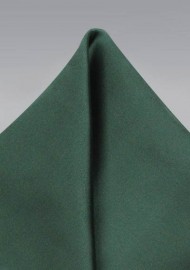 Solid Pine Green Pocket Square