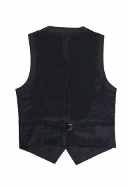 charcoal suit vest backside