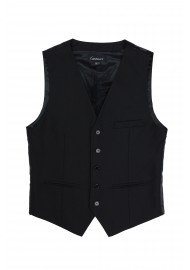black suit vest for men