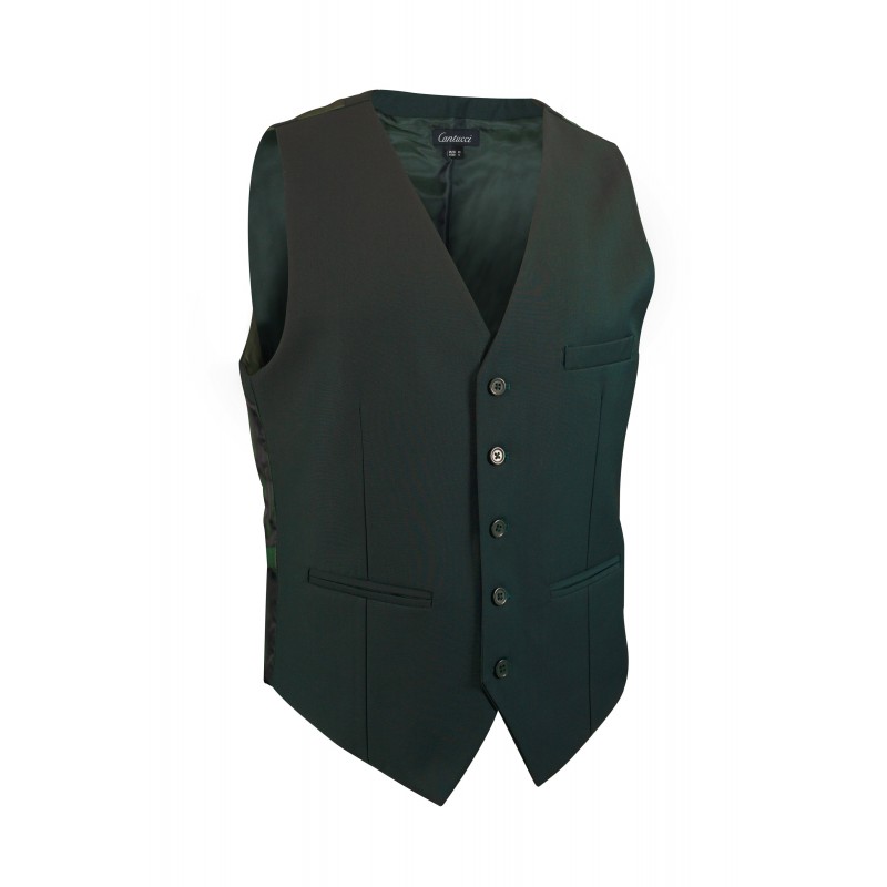 hunter green suit vest