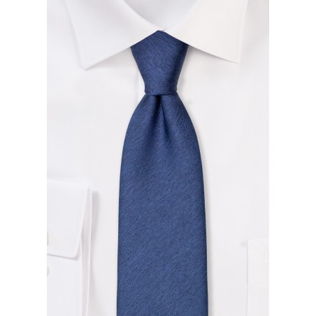 Modern Slate Blue Tie