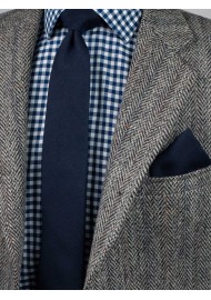 Formal Woolen Midnight Necktie Styled