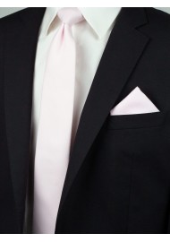 Delicate Linen Blush Pink Linen Tie