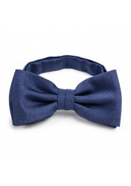 Heather Slate Blue Bow Tie