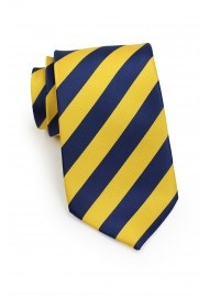Regimental Yellow and Blue Tie