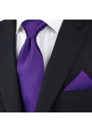Regency Purple Tie Styled