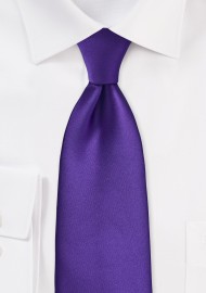 Regency Purple Tie in Extra Long