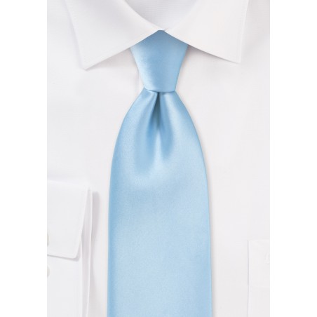 Extra long ties - Light blue XL necktie