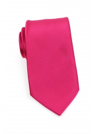 Solid Magenta-Pink Necktie