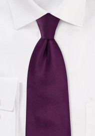 Bright Purple Necktie in XL Size