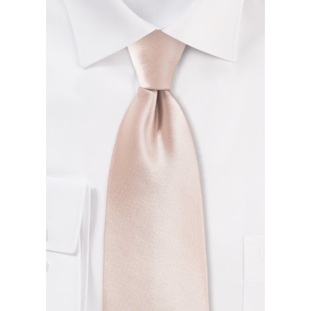 Solid Necktie in Antique Blush