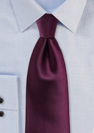 Plum Colored Mens Tie