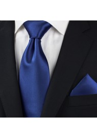 Royal Blue Tie in XL Styled