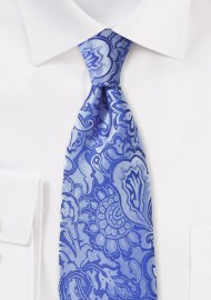 Horizon Blue Paisley Tie