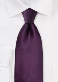 Solid Berry Purple Necktie