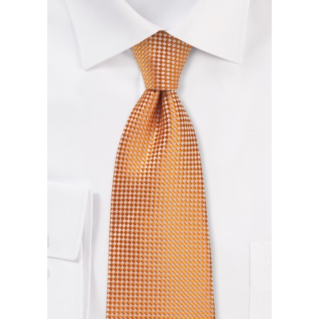 Summer Tie in Tangerine Orange
