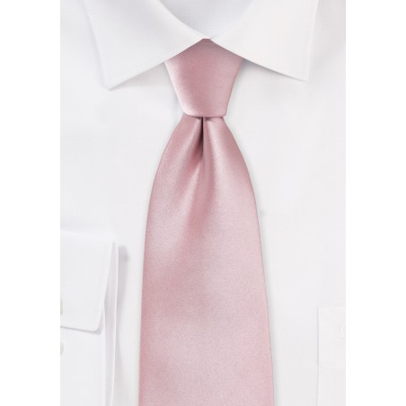 Soft Pink Colored Necktie