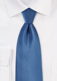 Steel Blue Color Kids Tie