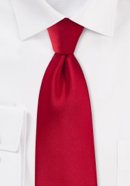 Solid Colored Tie in Classy Cherry