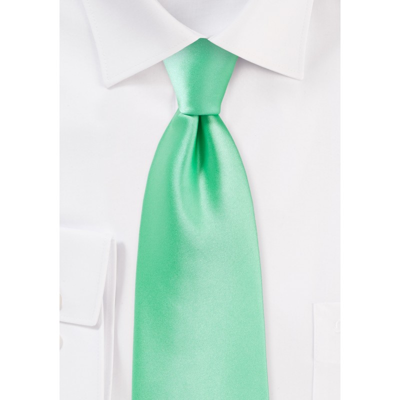 Bright Mint Colored Necktie