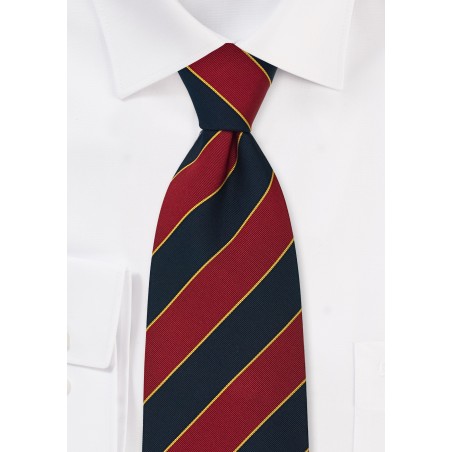 Extra Long British Neck Ties -  Regimental Tie "Oxford" by Parsley