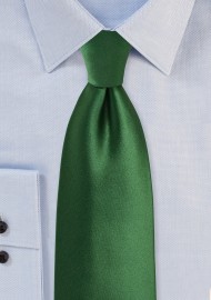 Forest Green XL Length Necktie