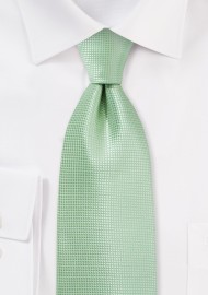 Extra Long Tie in Seacrest Green