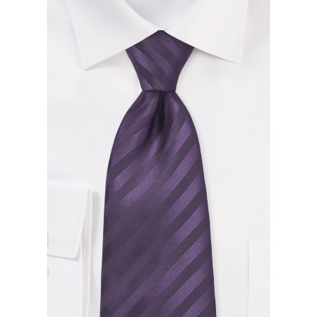 Two Toned Purple Tie in XL Length