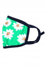 daisy floral print summer face mask with filter unisex