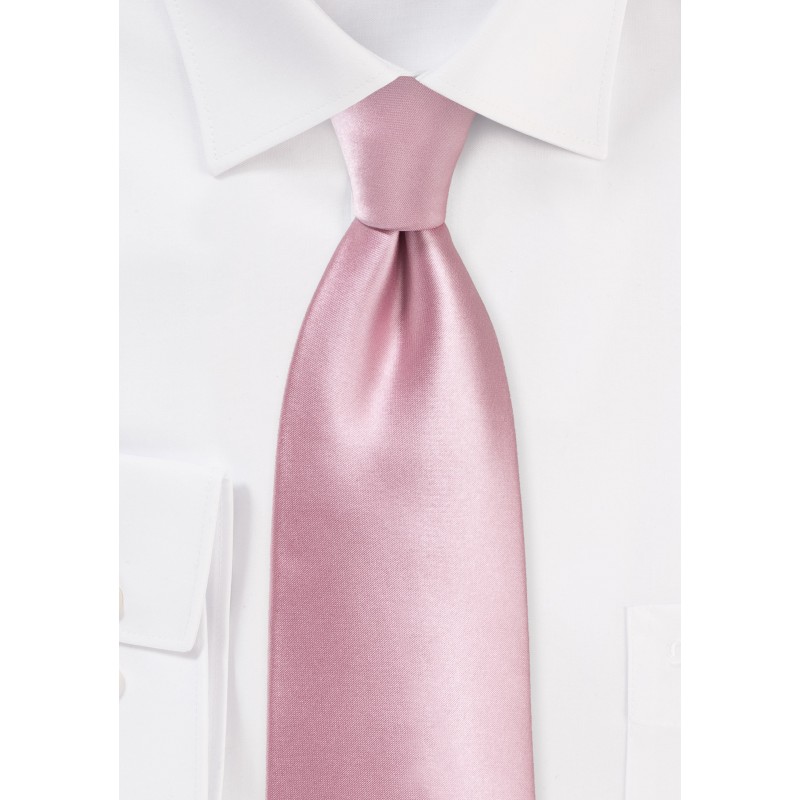 Solid Necktie in Dusty Rose