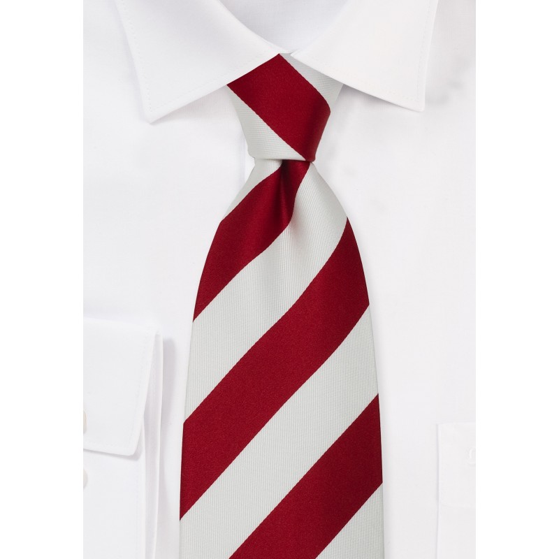 Extra Long Striped Ties - Striped Tie "Lighthouse" by Parsley