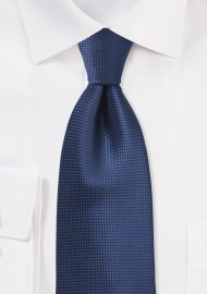 Solid Color Tie in Estate Blue