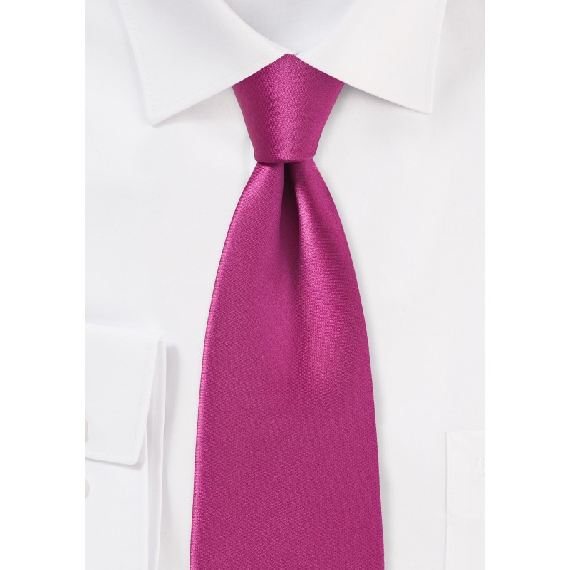 Vibrant Fuschia Necktie