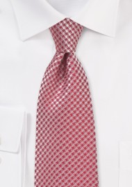 Dark Coral Red Necktie