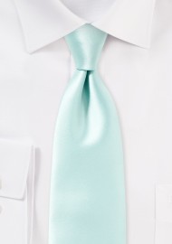 Pale Mint Green Necktie