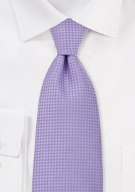 Kids Necktie in Pastel Lavender