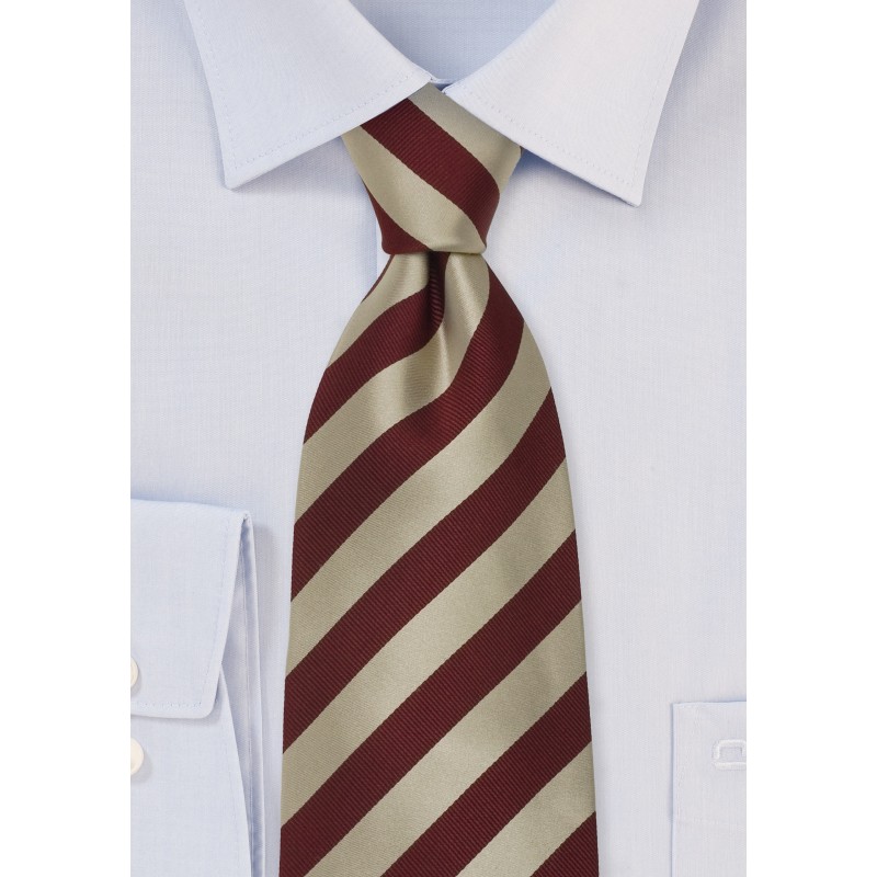 Extra Long Striped Neckties - Striped Tie "Identity" by Parsley