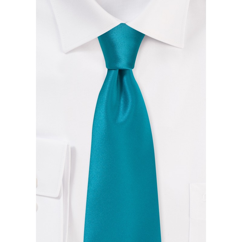 Solid Adriatic Blue Necktie